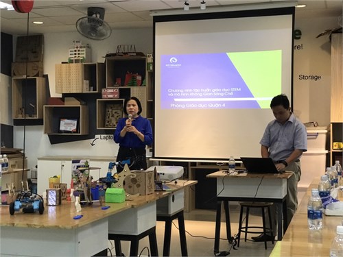 Tập huấn giáo dục STEM và không gian sáng chế 